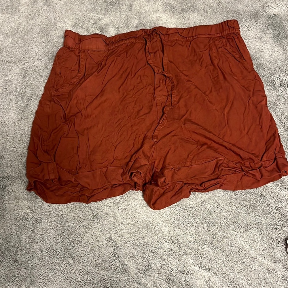 Burnt orange shorts